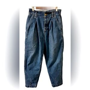 We The Free- Free People Jeans, paper bag waist, button fly Size Small